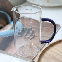 레벤호프 두꺼운 내열유리 주방 요리 계량컵 비커, 상세페이지참조