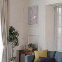 발루아 LED 시계용 액자+LED벽시계 액자, 1.남과여 + 24cm LED벽시계