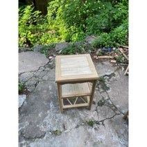 반제품 협탁 커피 사이드 테이블 소파옆 베란다 원목 조립식, C_43x43x65cm