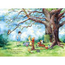 DIY 디즈니 직소퍼즐 곰돌이 푸 숲속친구들 300피스 퍼즐 입체퍼즐 아동퍼즐 유아퍼즐 직소퍼즐, 단품, 300 PCS