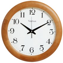 22cm~40cm 무소음벽시계 인테리어 벽걸이시계 소품 학교 사무실 병원 벽시계 교실 개업 집들이선물, 40 내츄럴