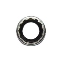 자동차 실내 관리 에어컨 시스템 압축기 확장 밸브 파이프 라인 개스킷 용 10 개 19x11mm