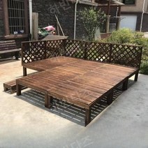 앵글 평상 마당 테라스 정원 가족 여름철 테이블 길이 100cm, 1㎡, 길이 90x폭 90x높이 9cm