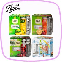 [볼메이슨]유리밀폐용기4p세트/스파이럴자16 28oz/쉐어링자16oz/드링크자16oz, 스파이럴자28oz