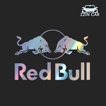 찐카 RedBull 로고 캠핑 데칼스티커 ZCCP-16 /캠핑스티커 /캠퍼스티커, 카본, 중형