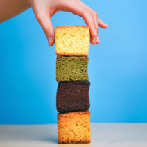 레미레미 무설탕 무밀가루 미니 큐브 파운드 케이크, 플레인 2개