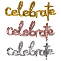 celebrate 은박풍선 결혼 기념일 셀프 100일 백일 1주년 10주년 사랑 선물 이니셜 촬영 축하, 골드