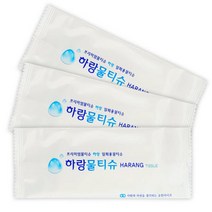 업소용일회용물티슈 하랑 물티슈 50g(600개) 1회용 낱개 물티슈