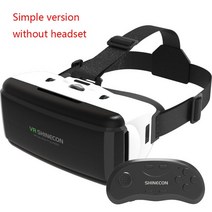 2022 새로운 VR 3D 안경 가상 현실 입체 전화 비디오 영화 4.7-6.0 인치 헬멧 골 판지 스마트 폰 Gamepad, 08 G06-B01