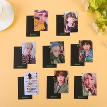KPOP 남쪽 스타일 남아 밴드 방탄 s 앨범 데코 키트 Photocard Lomo 카드 프리미엄 사진 회원 JUNG, A
