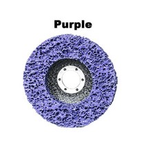 25pcs 125mm 그라인드 디스크 연마 휠 페인트 녹 제거제 폴리 스트립 디스크 앵글 그라인더 깨끗한 폴란드어 금속 오토바이 자동차, 2개, 자주색, 125x22mm