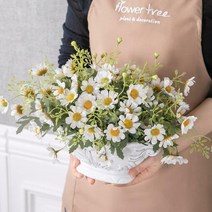 바로크센터피스 40cmP 조화 화분 조화꽃 꽃병 FMFUFT, 센터피스