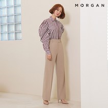 [런칭가 59 900원] MORGAN 슬릿 와이드 팬츠 1종