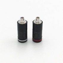 로듐 도금 이어폰 핀 플러그 1 쌍 DIY HiFi Shure SE535 SE846 UE900 카본 쉘 MMCX 실버 커넥터, 01 Black