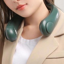 휴대용 충전용 목에거는 목걸이 선풍기 가벼운 편한 넥풍기, A206넥풍기(핑크)