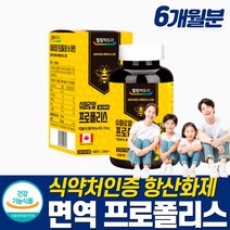 로얄프로폴리스 아연 면역력증진 항산화 입속 몸속 염증 영양제 캐나다 직수입 작은 캡슐 입몸건강보조식품 식약청 환절기 면연력 보충 강화제 비염 만성 염 증 에 좋은 영양제