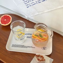 카페 고급 미니 쟁반 예쁜 레터링 직 사각 빵 트레이트레이 플라스틱 트레이 1인트레이 일식-735056NH, 딜라이트몰 화이트, 딜라이트몰 본상품선택