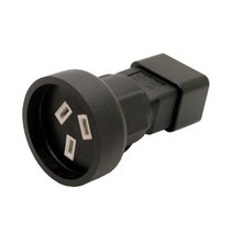 케이블 커넥터 UPS PDU 전원 코드 리드 IEC 320 C20-SAA 호주 암 연장 어댑터, 01 Adapter