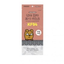 카카오프렌즈 닥터 한지 브이 마스크 프로도 대형 KF94, 35개, 1개입