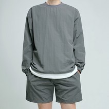 베이스 오버핏 레이어드 맨투맨 (NL056)