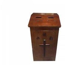 성금함 현금 기부함 원목 기독교 건의함 성당 개신교, G.(옵션 사진 참조)