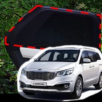 기어가 차박 모기장 방충망 올뉴카니발, SUV/RV-1열(좌+우)+세차타월