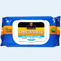 강력 찌든때제거 크리너 티슈 70매 5개 차량용물티슈 물티슈