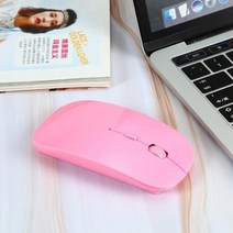슬림마우스 무선 마우스 블루투스 1600 인치 당 점 USB 광학 컴퓨터 24G 수신기 MAC 용 초박형 Sanxing 샤오미 Ect 노트북, 없음, 분홍색