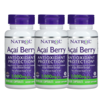 나트롤 아사이베리 아사이 추출물 1000mg Acai 베지 캡슐 75정 225정 450정, 1개, 1개 75정 x6