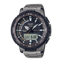 [PROTREK] 카시오 프로트렉 PRT-B70T-7DR 쿼드센서 블루투스 티타늄 밴드 아웃도어 등산시계 USN