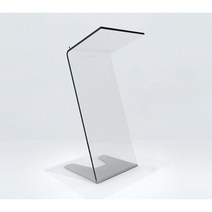 투명아크릴연단 연설테이블 회사 강연대 연설대 발언대 학교 학원 Z형, 블랙 단상대