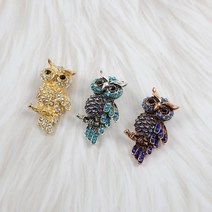 예쁜 빛나는 큐빅 올빼미 부엉이 브로치 브로찌 액세서리 브롯지 배찌 브롯치 브러찌 브롯찌 선물 인싸템