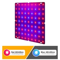원예용품 모종 매트 LED 식물 빛 빨간색과 파란색 스펙트럼 양자 보드 즙이 많은 성장 채우기 실내 심기 영, 02 169 LEDS_01 미국