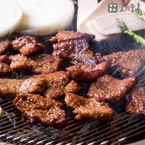고기중독 부드러운 양념진꽃갈비살 치마살 1kg (500g+500g), 양념 진꽃갈비살+치마살 1kg(500g+500g)