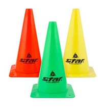 스타 칼라콘 라바콘 삼각콘 트래픽콘 장애물 30cm#pro4379EA, 쿠팡 레드