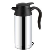 차량용 전기포트 12v 24v 커피포트 750ml 12v 전기 가열 컵 주전자 스테인레스 스틸 온수기 병 차 커피 마시는 여행 자동차 트럭 주전자, 협력사