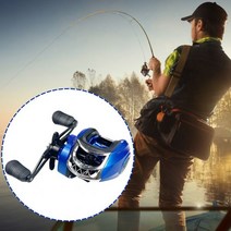 베이트 캐스팅 릴 로우 프로파일 캐스팅 마그네틱 제동 시스템 컴팩트 디자인 베이트캐스터 낚시 메기용 기존 릴, Right