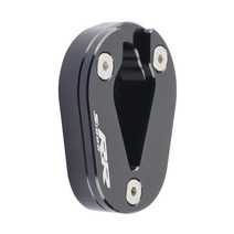 바이크 오토바이 킥 스탠드 풋 사이드 확장 패드 지지판 확대 용 BMW S1000RR S1000 RR - 블랙