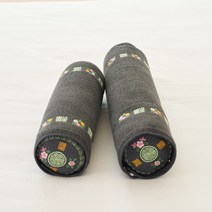 정국이 사용한 메밀 피그먼트 경추 편백베개, 1개, 차콜