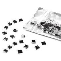 [스마트키퍼] USB포트락 100개 | USB포트 잠금장치 | USB 보안, 블랙(BK)