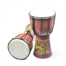 에어드럼 아프리카 Djembe 5 인치 타악기 핸드 드럼 판매 나무 Jambe/ Doumbek 드러머 패턴, 한개옵션0