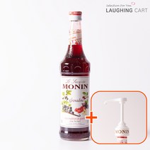 [러핑카트] 모닌 그레나딘 시럽 700ml+모닌 시럽펌프(과일분말증정)