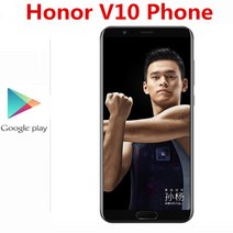 Honor-오리지널 V10 4G LTE 휴대 전화 20.0MP + 키린 970 지문 5.99 인치 2160x1080 6GB RAM 안드로이드 8, 07 6gb 128gb black, 04 add EU Charger