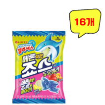 롯데 젤리셔스 멜론먹은 죠스바 듀오젤리 60g x 16개