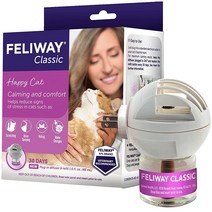 Feliway 클래식캣 고양이용 카밍 디퓨저 키트 30일 스타터 키트, 48 ml