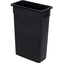 Carlisle TrimLine 폴리에틸렌 쓰레기통 56.8 l 및 97.1 1 USA 미국, 23 Gallon, Black