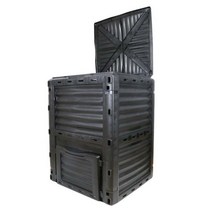 300L 퇴비통 발효 음식물쓰레기 처리기 거름 발효통, 300L 퇴비통 검정