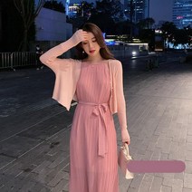 예쁜 원피스 여성 여름 롱 치마 순수 여대생 키작녀 데일리 이쁨주의 오프숄더 스커트 A라인