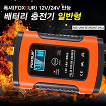 리키 Foxsur 자동 배터리충전기 5A 12V5A 과열 방전 방지, 배터리 충전기 5A