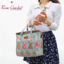 국산 로즈가든 보온 보냉 가방 3종 도시락가방 쿨러백, 바니블루 S소